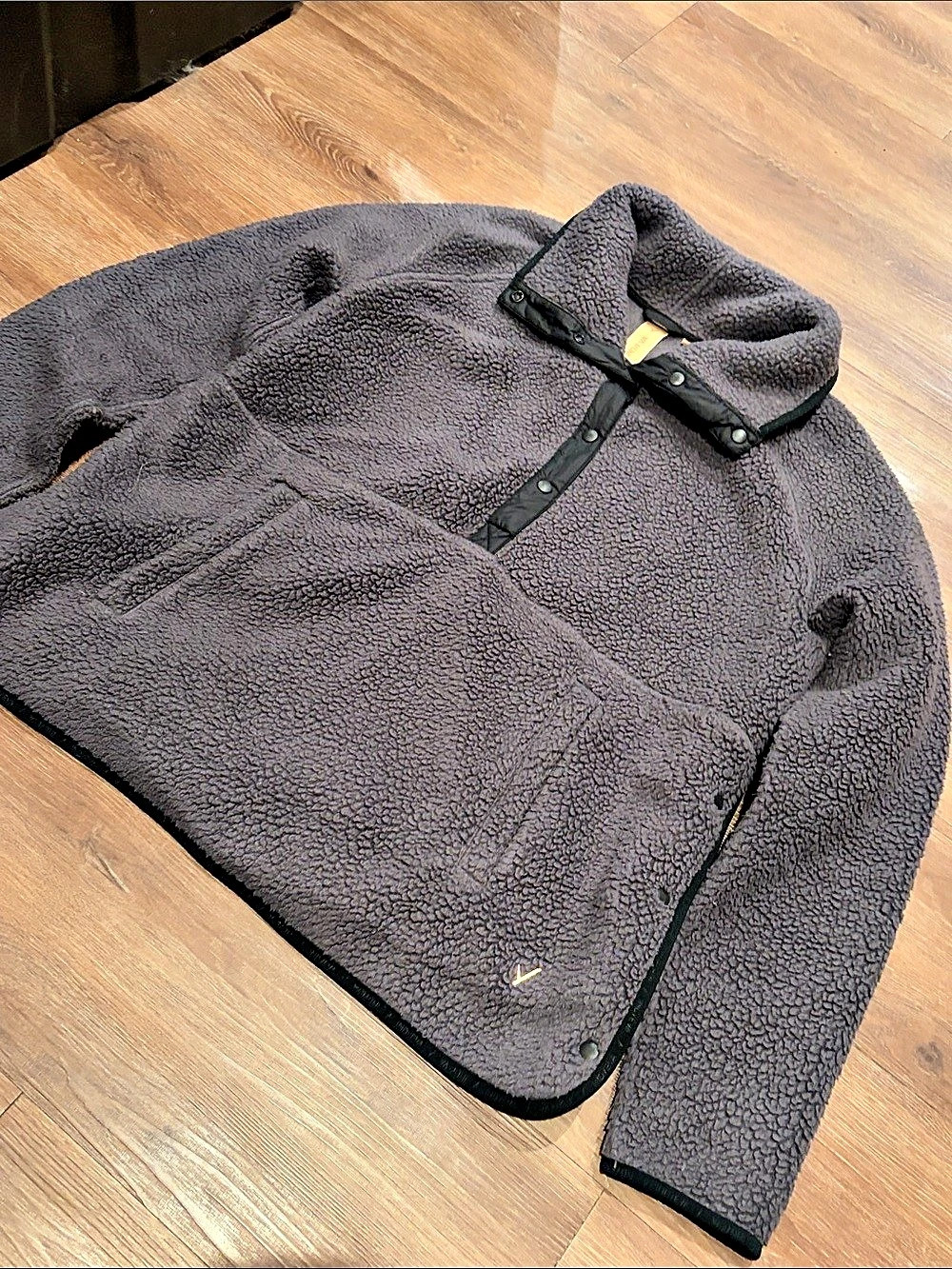 Indyeva Polarized Sherpa Pullover in Gray Like New